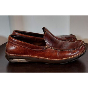 COLE HAAN NikeAir Mens Brown Leather Slip-on Loafer Shoes C09043 Size 9.5